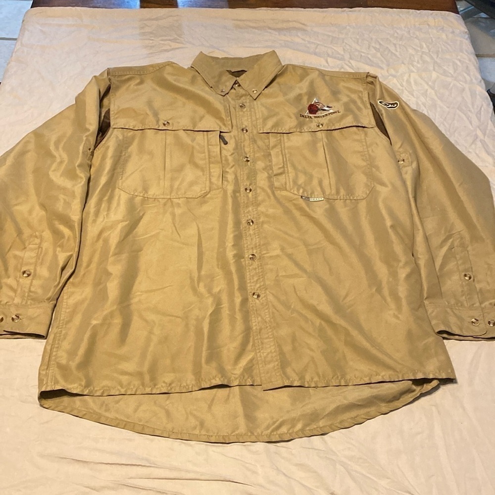 Drake waterfowl systems button down men’s shirt size X-Large